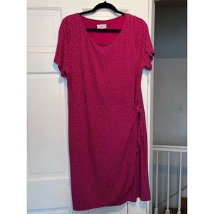 Loft, polka dot pink and white💞